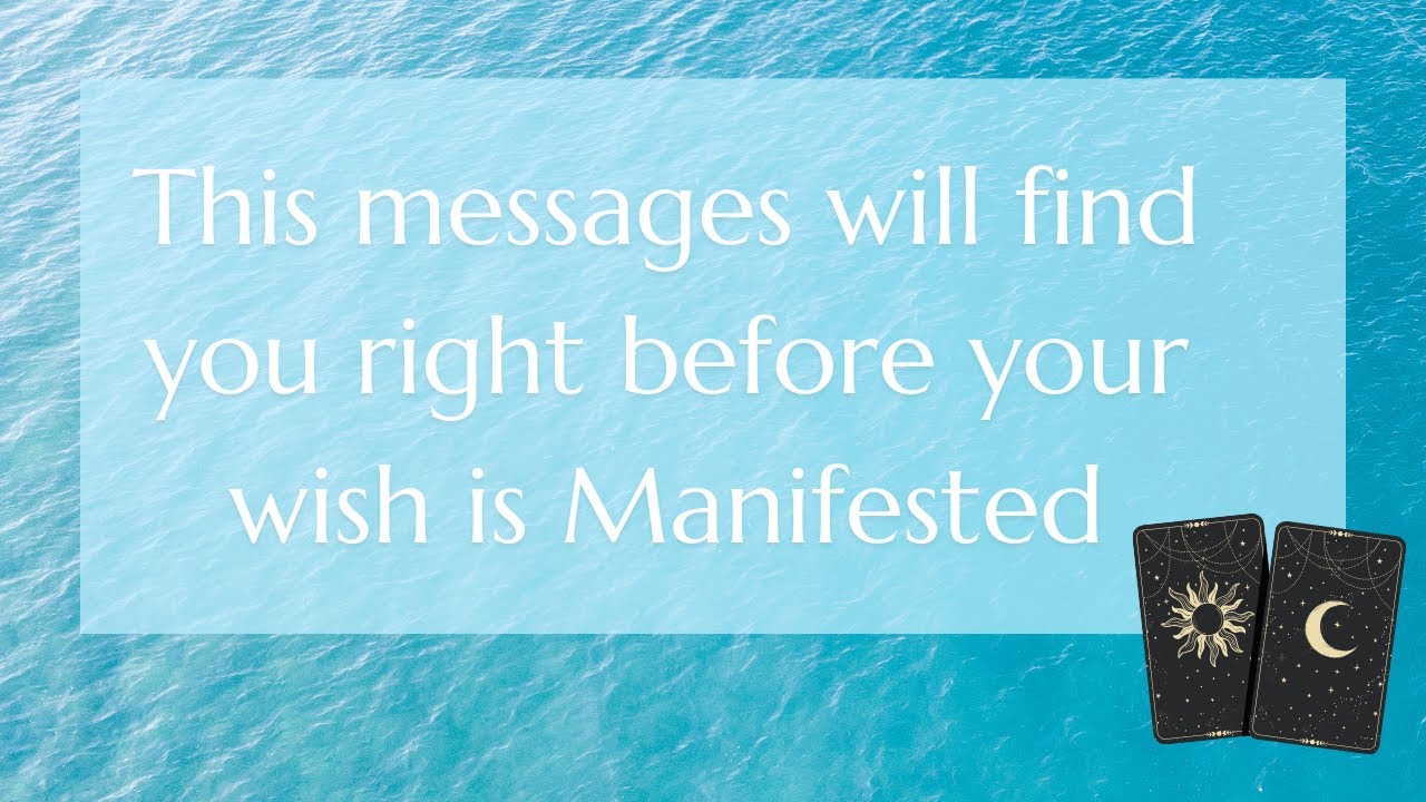 This message is going to find you just before your wish is manifested ~ February 2025