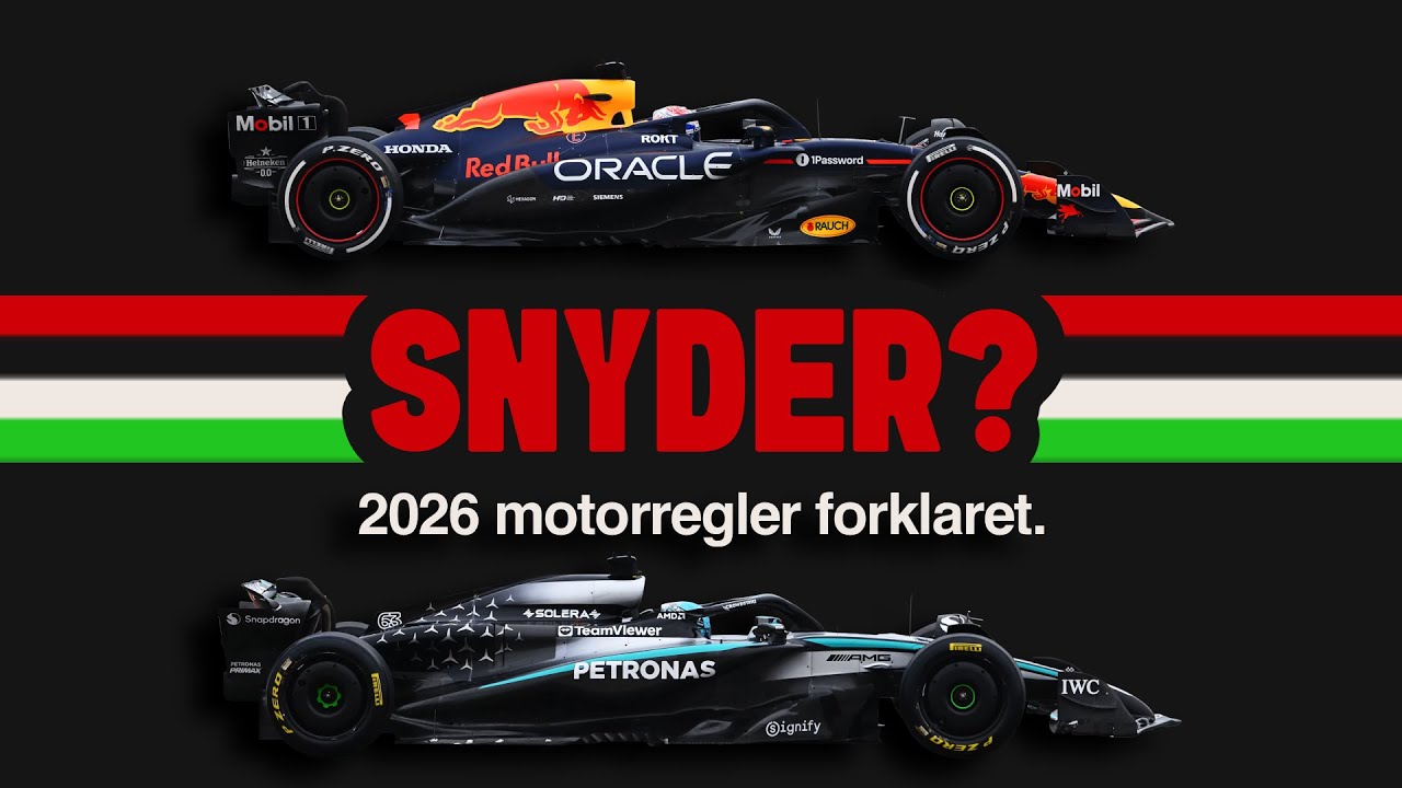 Red Bull og Mercedes SNYDER?! - 2026 motorregler forklaret.
