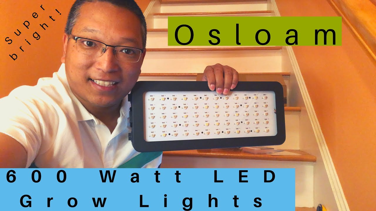 Osloam 600 Watt LED Grow Lights! Super Bright!!