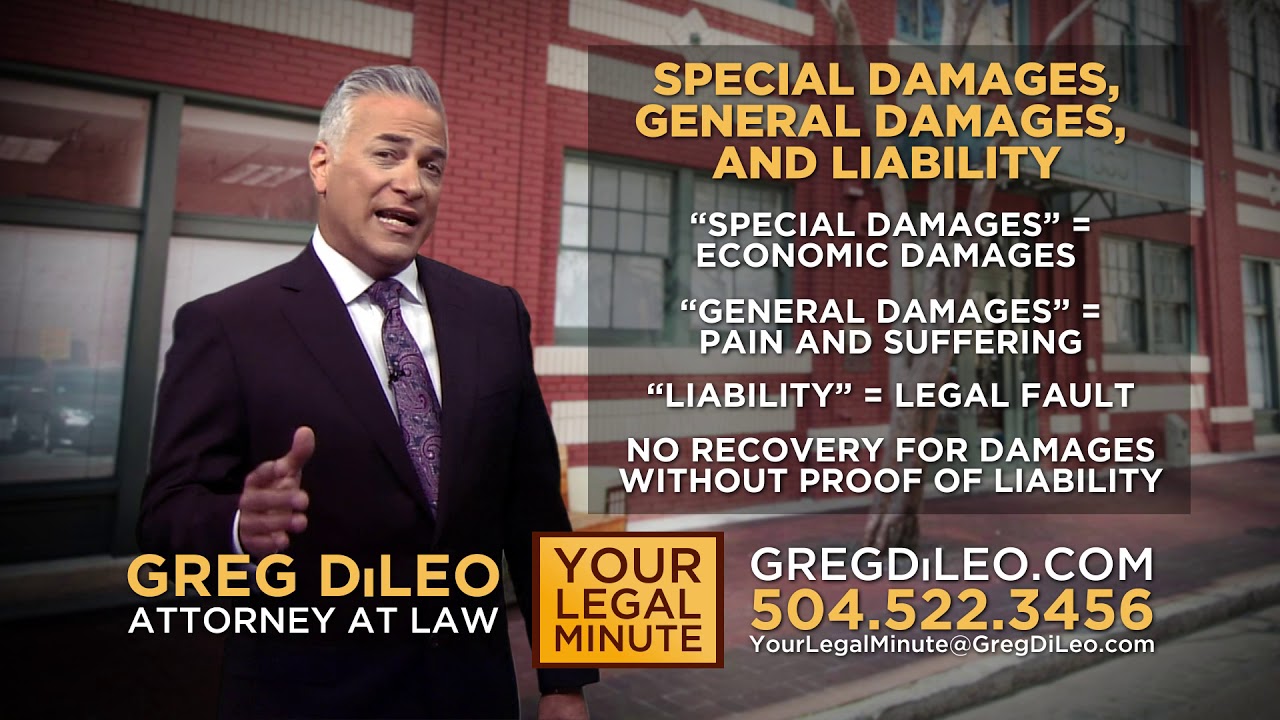General Damages and Liability