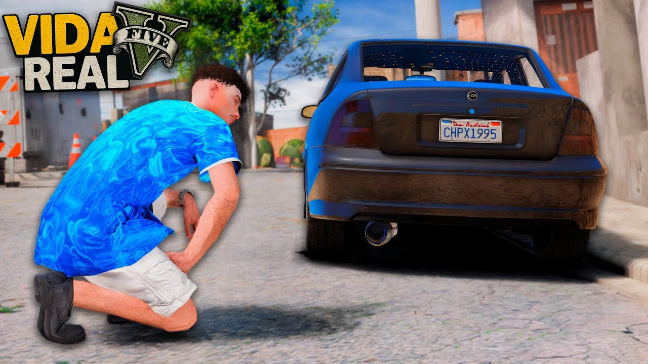 GTA V - VIDA REAL | ESCAPAMENTO ESPORTIVO NO MEU CARRO NOVO. #47