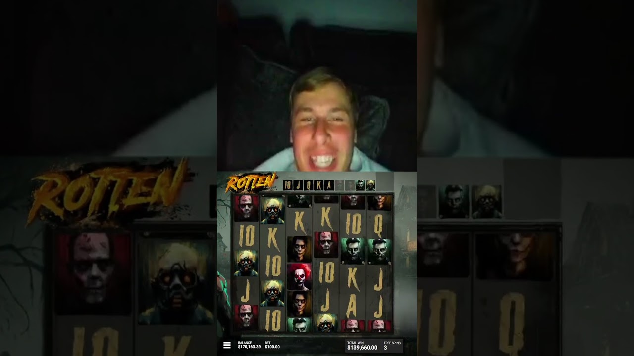 We hit the full screen on Rotten!! Huge $589,000 win!