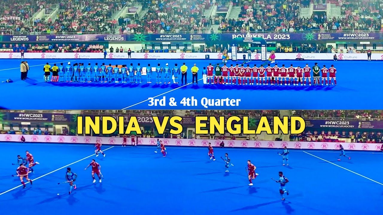 India vs England || Men’s FIH Hockey World Cup 2023 || Rourkela || Odisha || India