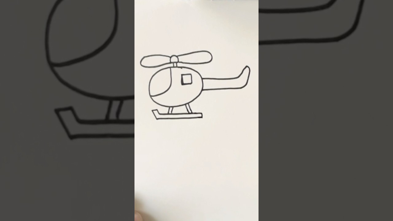 Easy helicopter 🚁 art #art #youtubeshorts #ytshorts #stepbystep #kidsvideo #kids #shorts #youtube