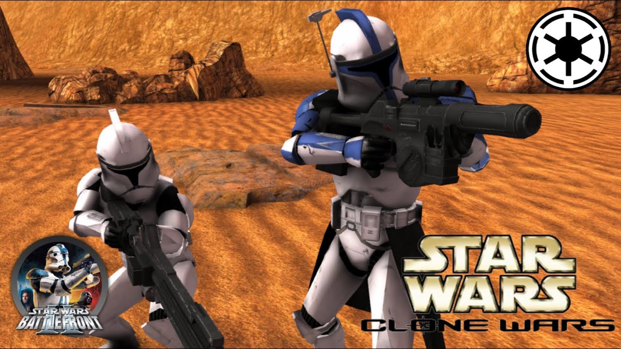 Star Wars Battlefront II (2005) - Geonosis - Clone Wars Era Mod 2.5 - Republic Side