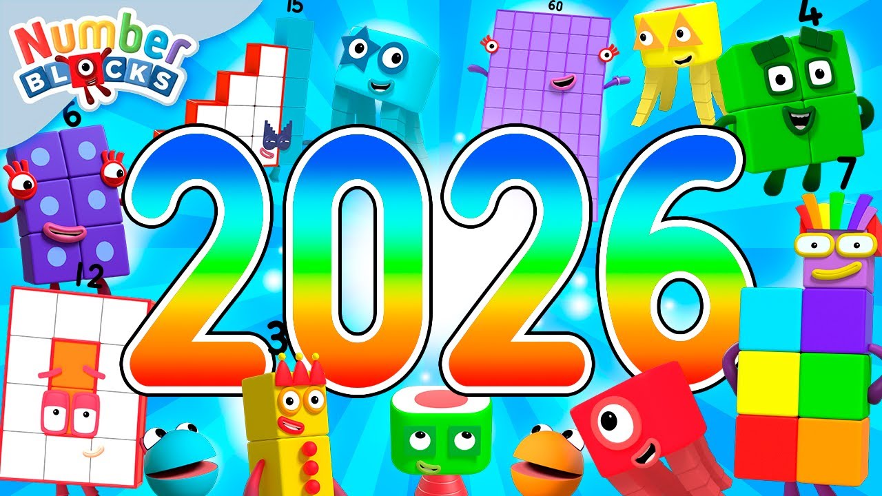 Frohes Neues Jahr von den Numberblocks!⭐| Mathe für Kinder | @numberblocksdeutschOffizieller