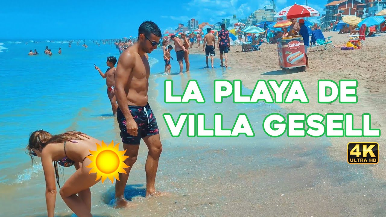 4K - Beach Walk GESELL, summer day BEACH