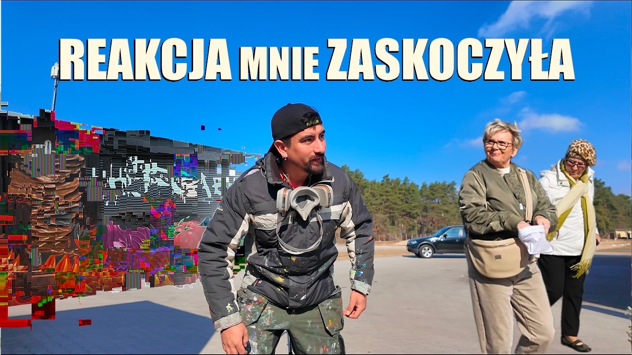 Malowałem we Włocławku i obserwowałem reakcje ludzi 😳 Nie spodziewałem się TEGO malując mural&hellip;