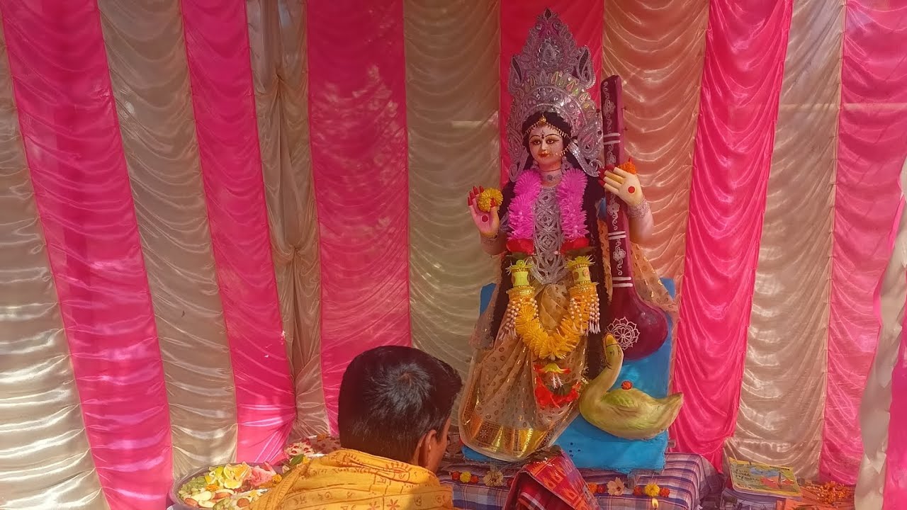 Saraswati Puja part 2🙏#viralvideo #youtube #youtubefamily #puja 