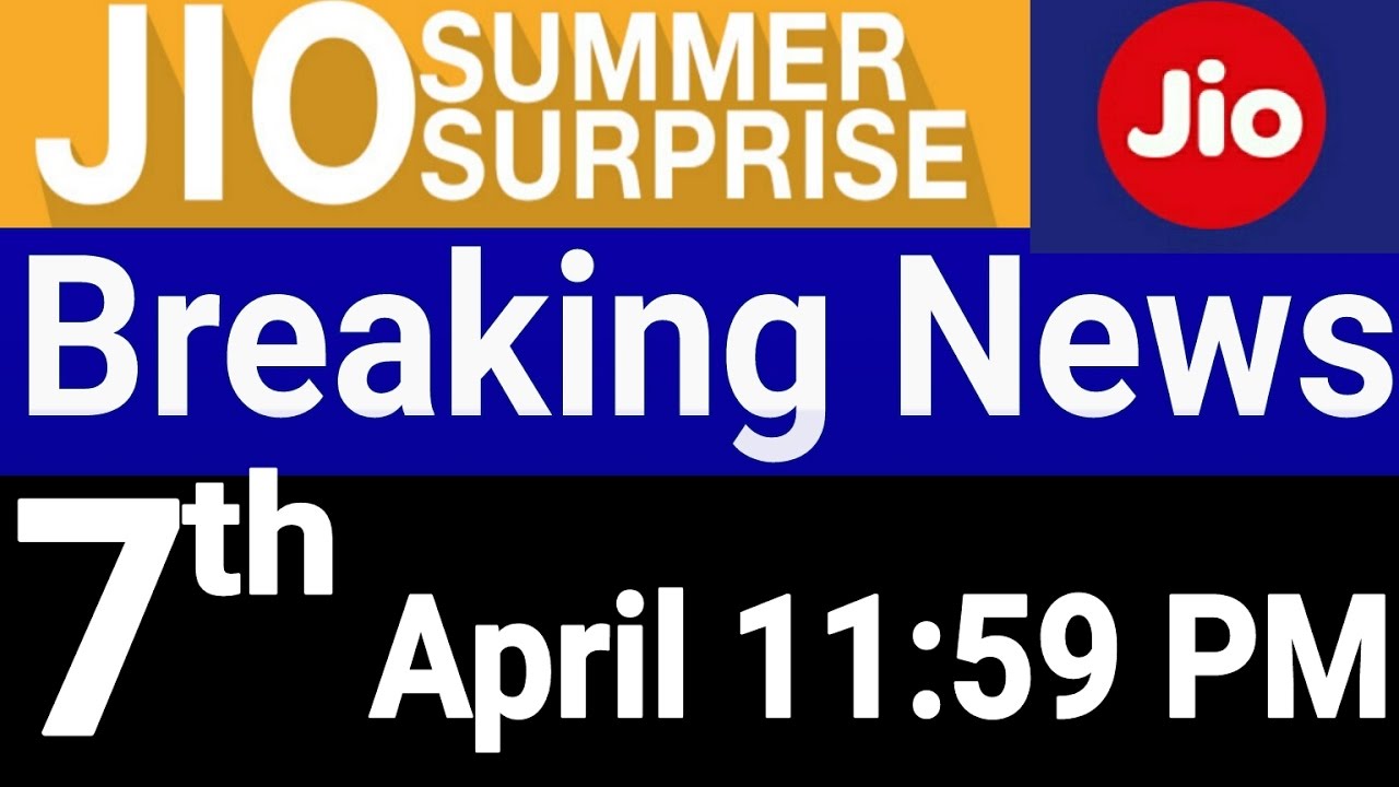 JIO Summer surprise offer banned hurry up !!!
