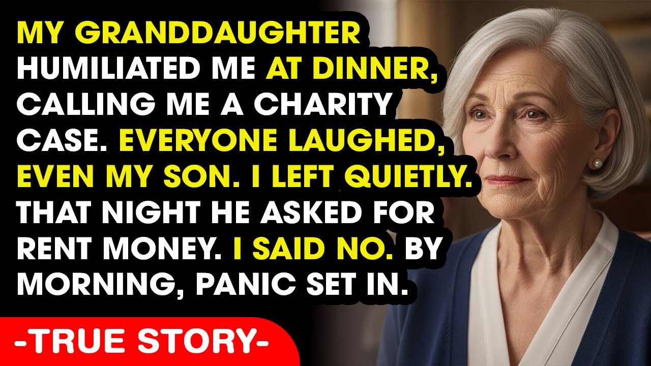 My Granddaughter Insulted Me and They All Laughed — By Morning, They Regretted Everything