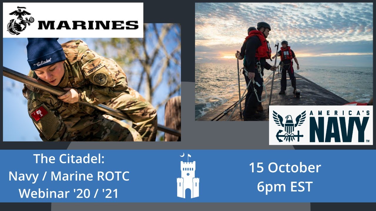 The Citadel: Navy & Marine Corps ROTC Webinar