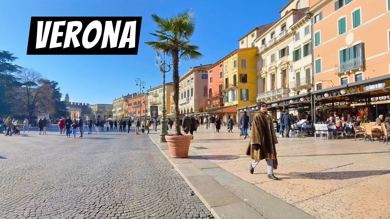 Walking in VERONA, ITALY | Stunning Old Town Walk & Italian Atmosphere