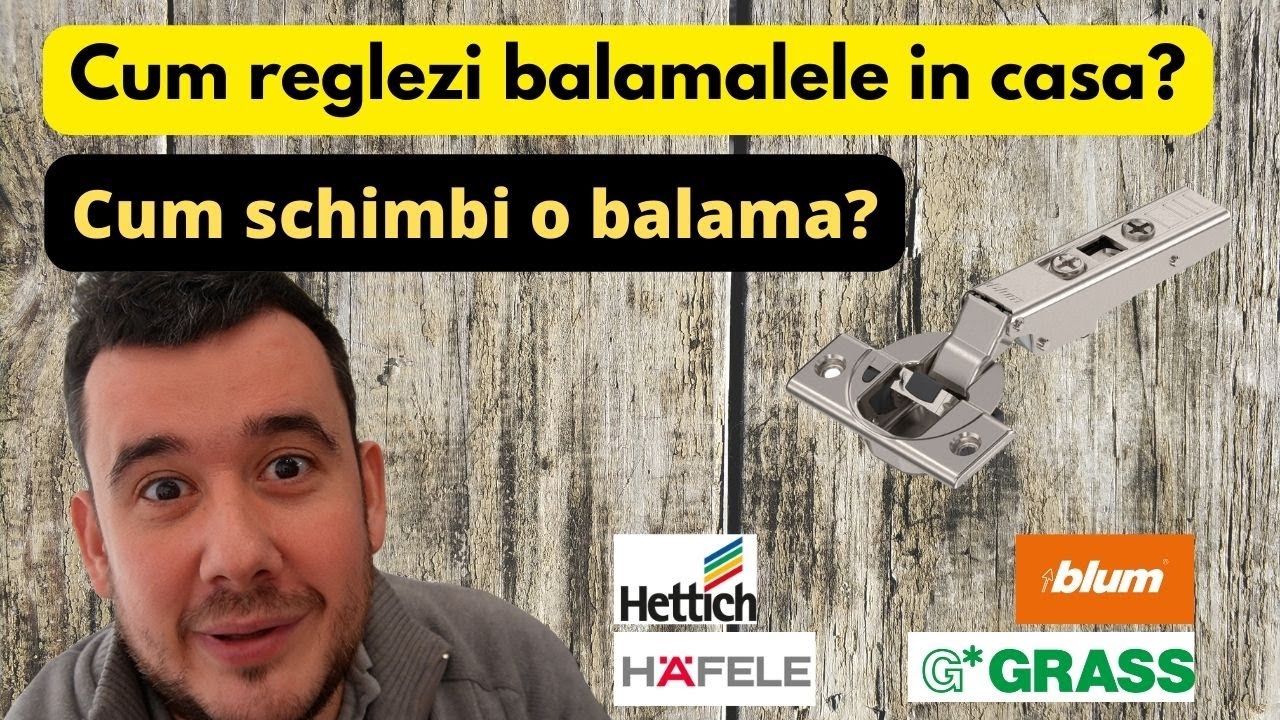 Cum reglezi o balama? Cum schimbi o balama? La ce sa fii atent?