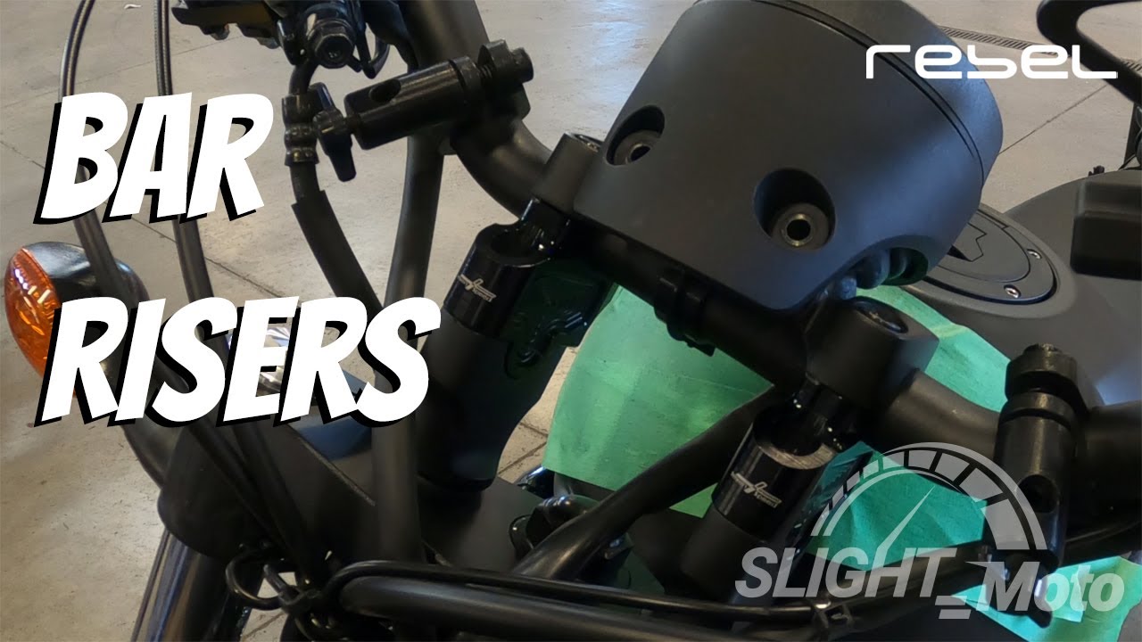 Honda Rebel — установка подножки руля