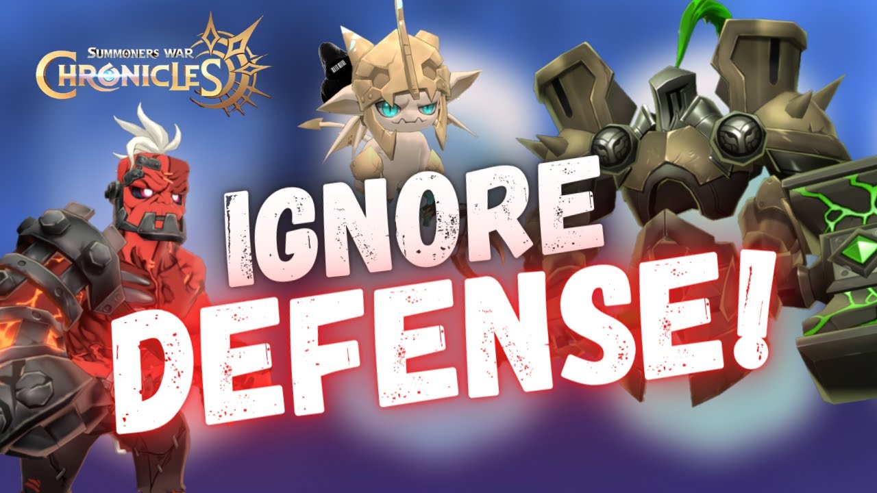 Who's the BEST 3 STAR IGNORE DEFENSE MONSTER? - Summoners War Chronicles