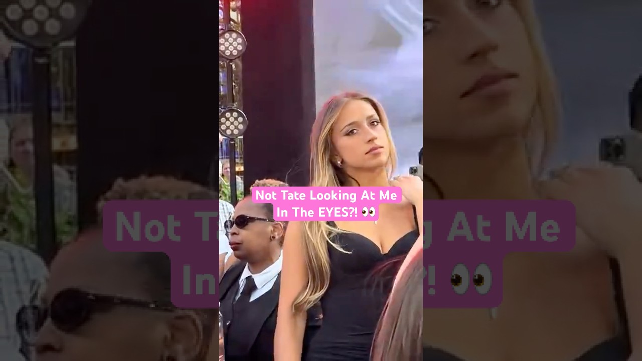 Tate McRae looking into my eyes #tatemcrae #tatiana #f1movie