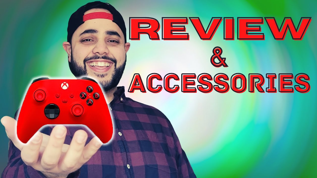 Xbox Pulse Red Wireless Controller Review and Accessories!