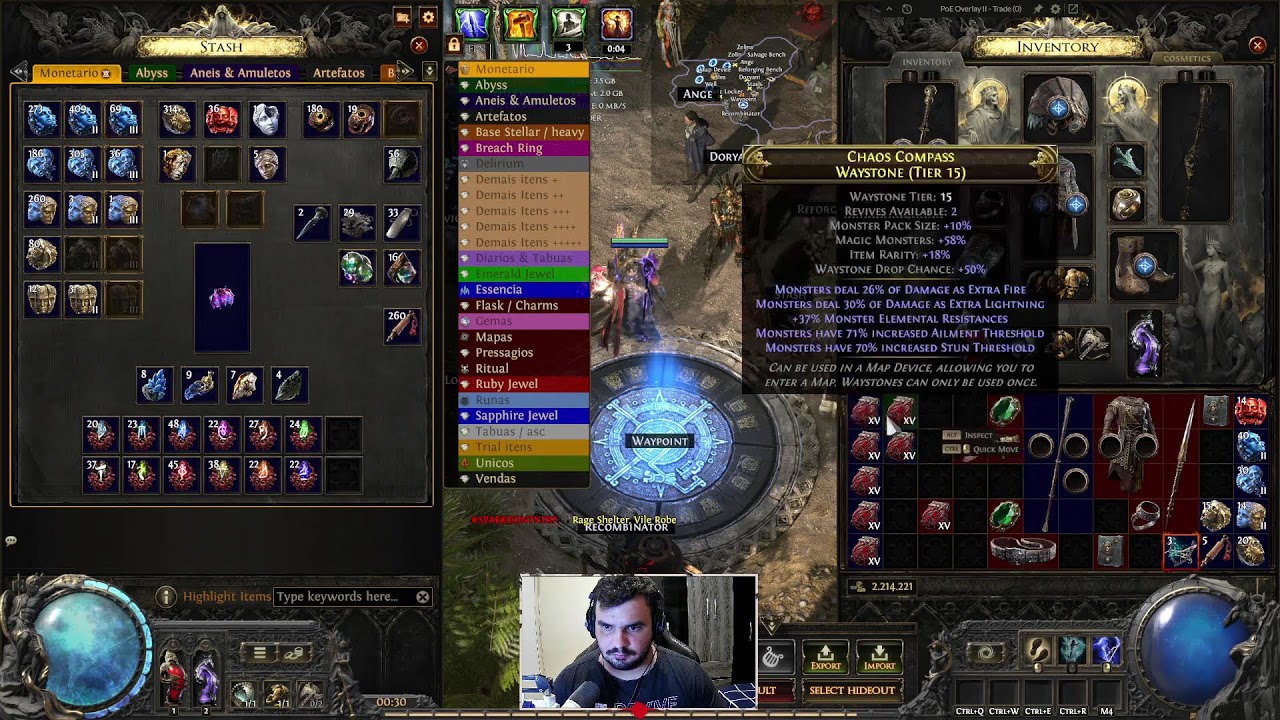 Monk Tempest Flurry Staggering Palm, jogando conversa fora, asc4, dicas...