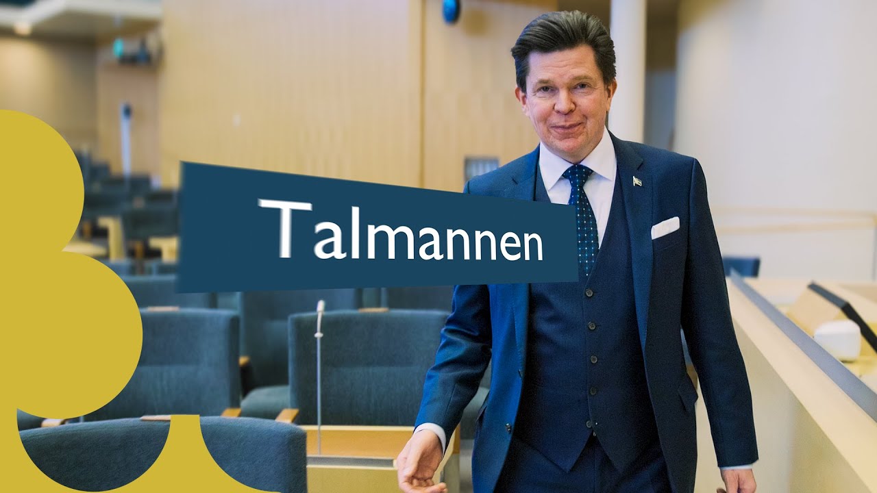 Andreas Norl&eacute;n ber&auml;ttar om sitt uppdrag och sin roll som riksdagens talman