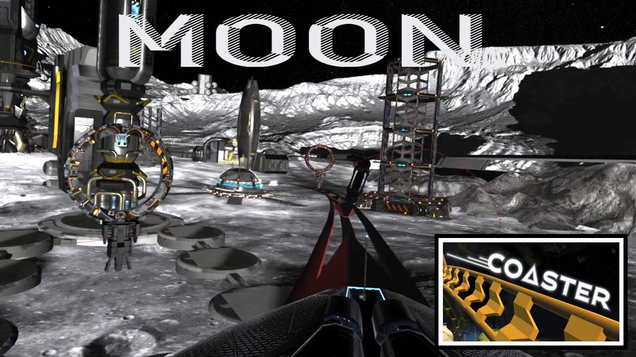 COASTER : ~ Moon Coaster ~ /// -VR- ROLLER COASTER ///