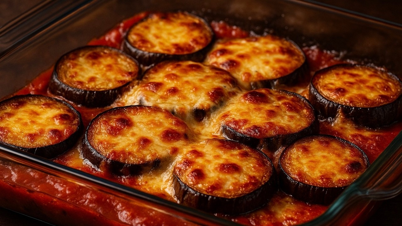 Das perfekte Auberginen-Rezept mit Mozzarella! Ohne Braten – Schnell für 2!
