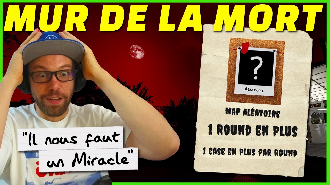 Il va nous falloir un Miracle... | Mur de la Mort - Phasmophobia FR