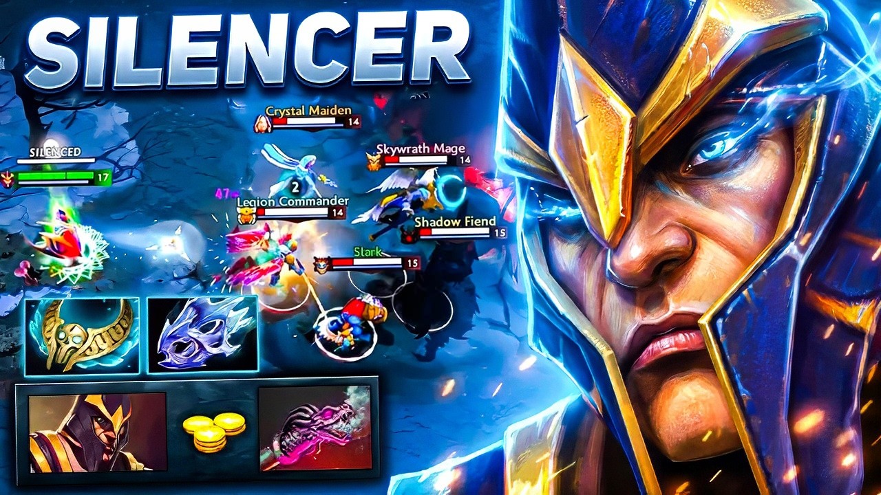 NEW Silencer Meta is BROKEN🔥 30 Kills Max Attack Speed ONE SHOT in 7.41 | Dota 2