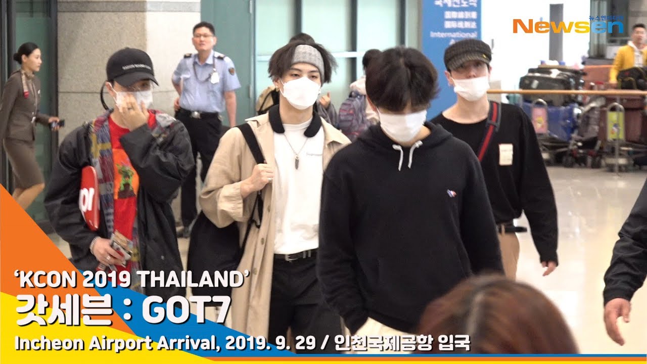 갓세븐(GOT7), 저희가 먼저 왔어요 (공항패션)[NewsenTV]
