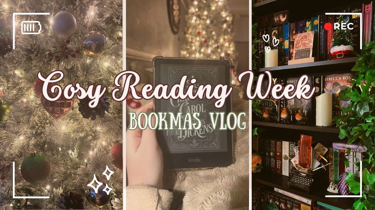 Spend a cosy reading week with me ☕️ | Bookmas Vlog 2 🎄📚