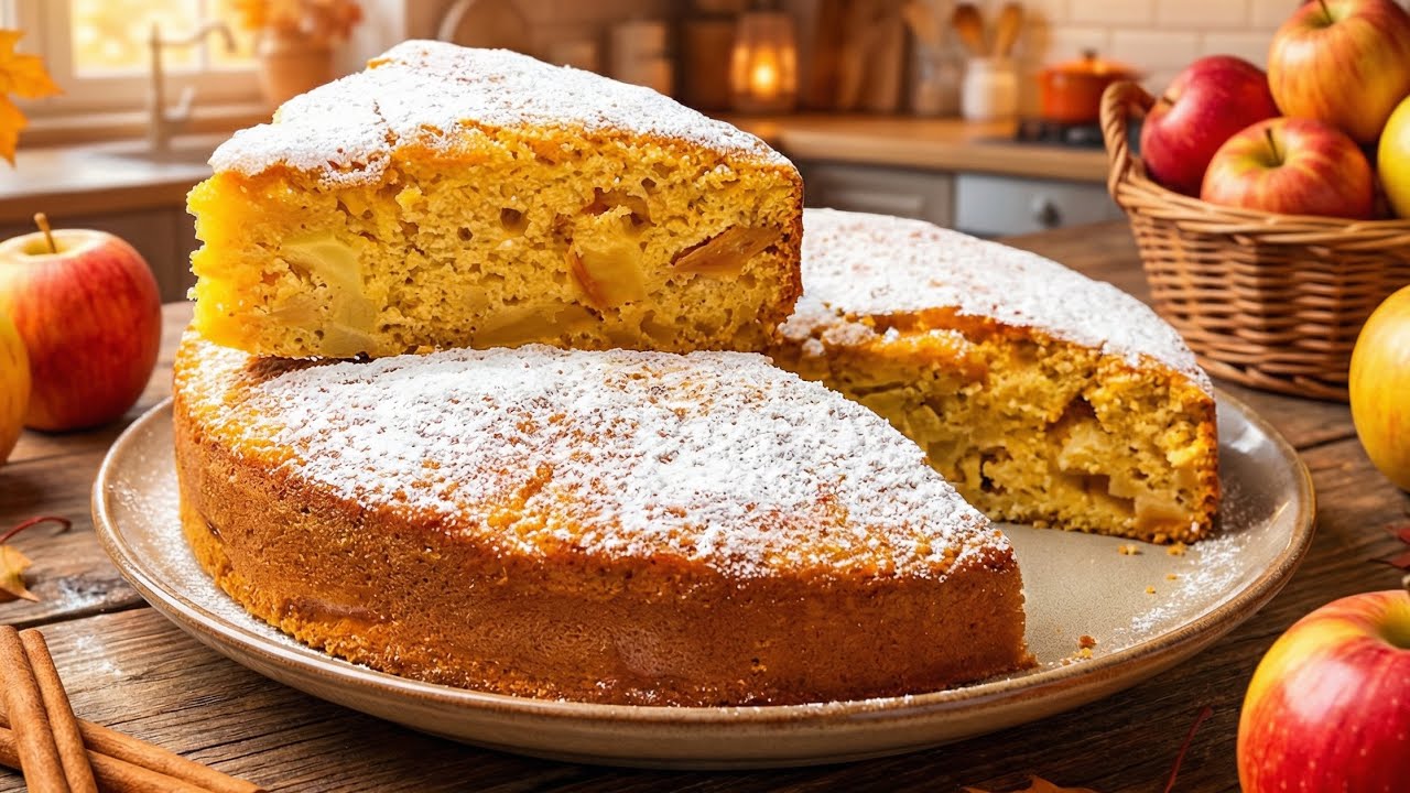 Apple Cake That’s Gone in One Evening 🍎