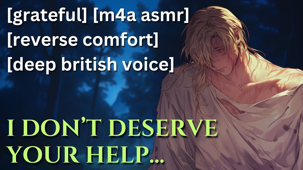 Tending To A Fallen Angel's Wounds  [M4A ASMR][reverse comfort][deep british voice]