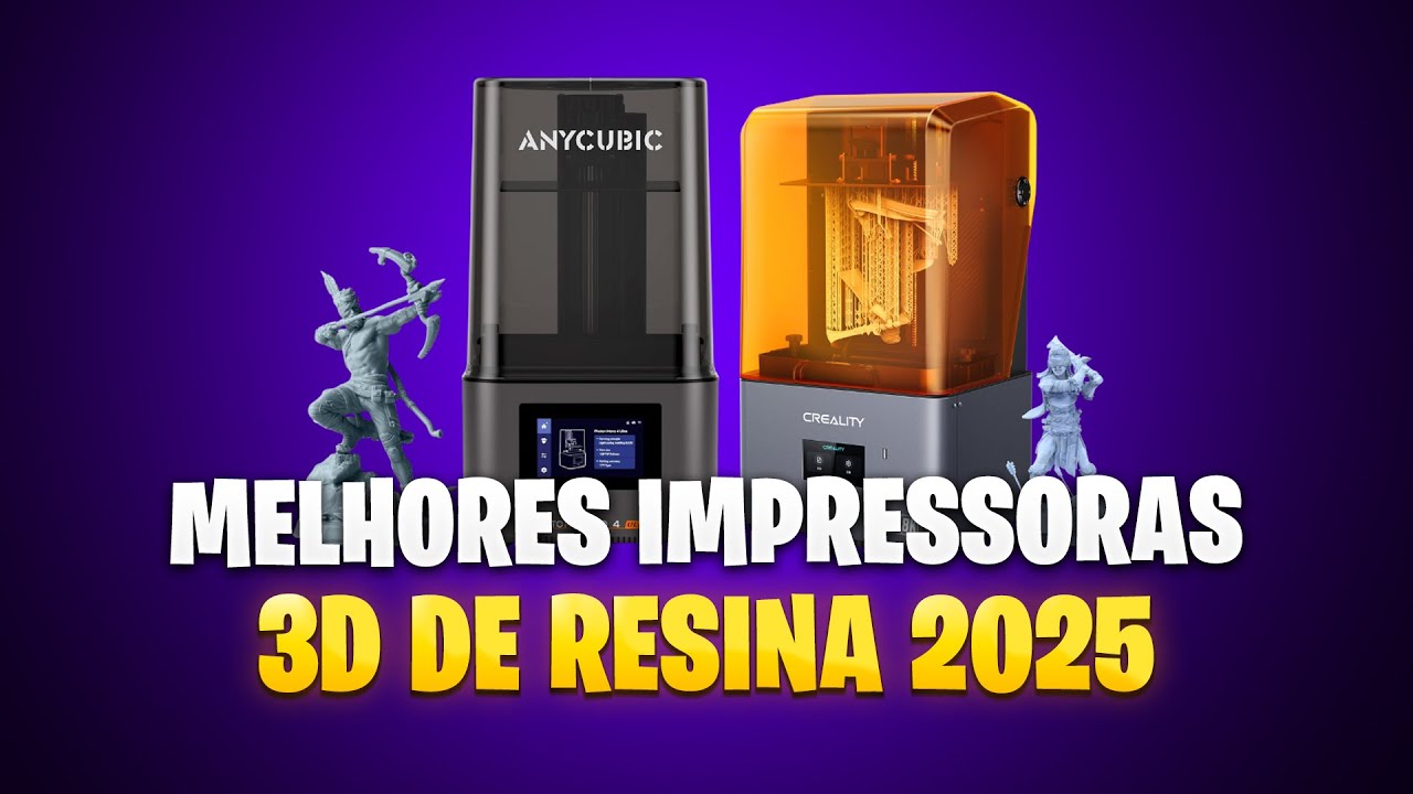 5 MELHORES IMPRESSORAS 3D DE RESINA DE 2026