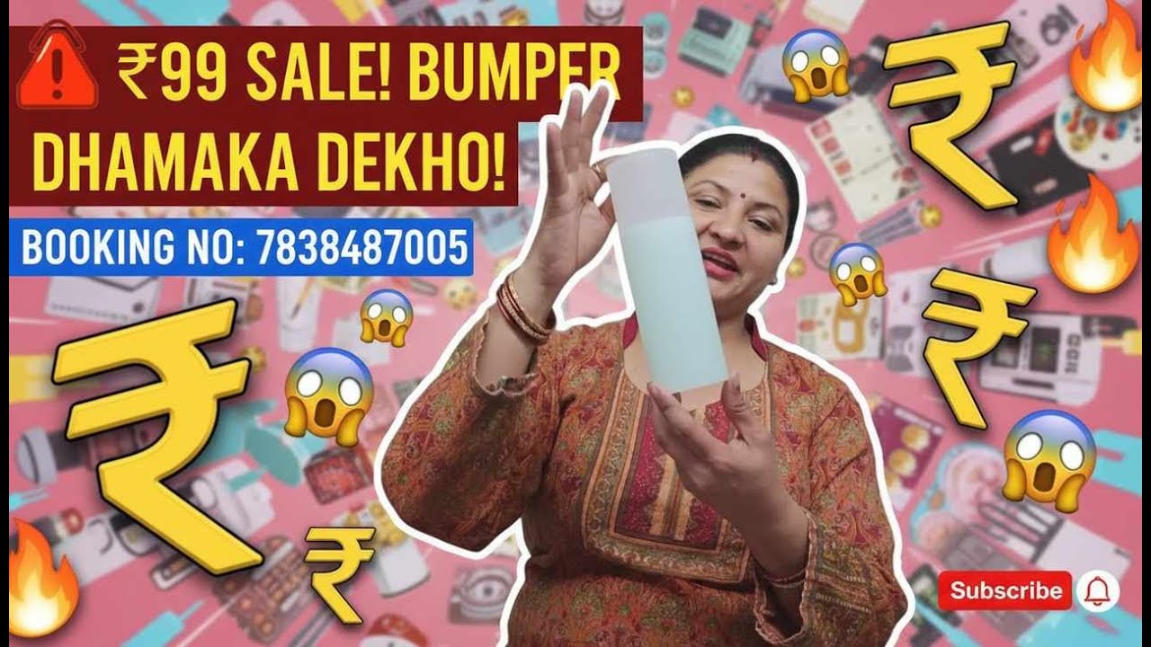 under 99rs  sale   Booking no 7838487005