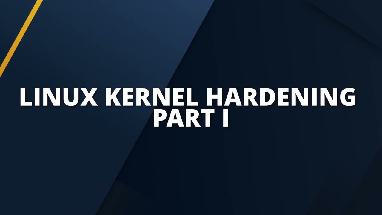 Hardening del Kernel de Linux versión 6.19.2 Part I.