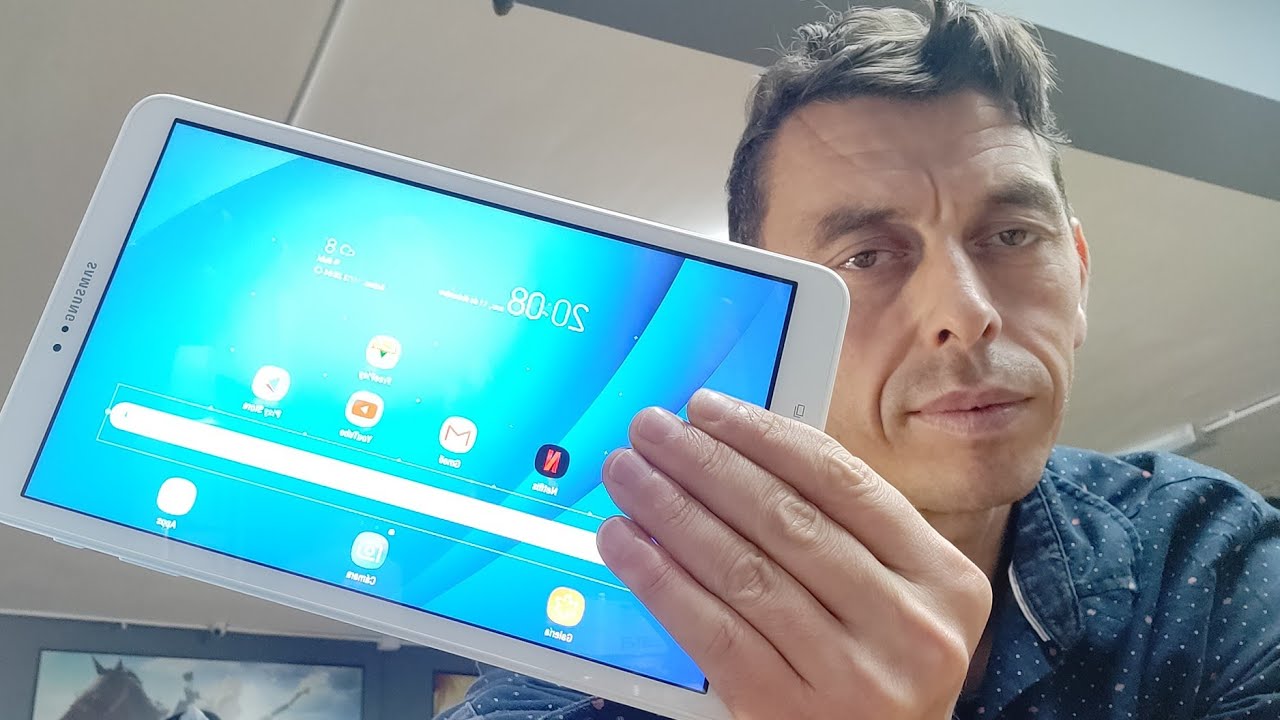 tableta Samsung tab A6.   t580 enciende noda imagen