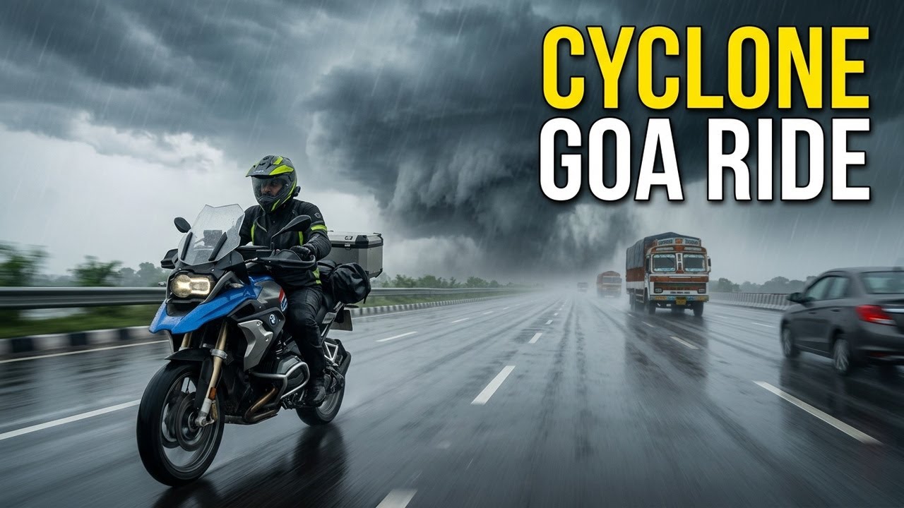 HIGHWAY TO GOA |  A MOTORCYCLE RIDE DURING  CYCLONE MICHAUNG |