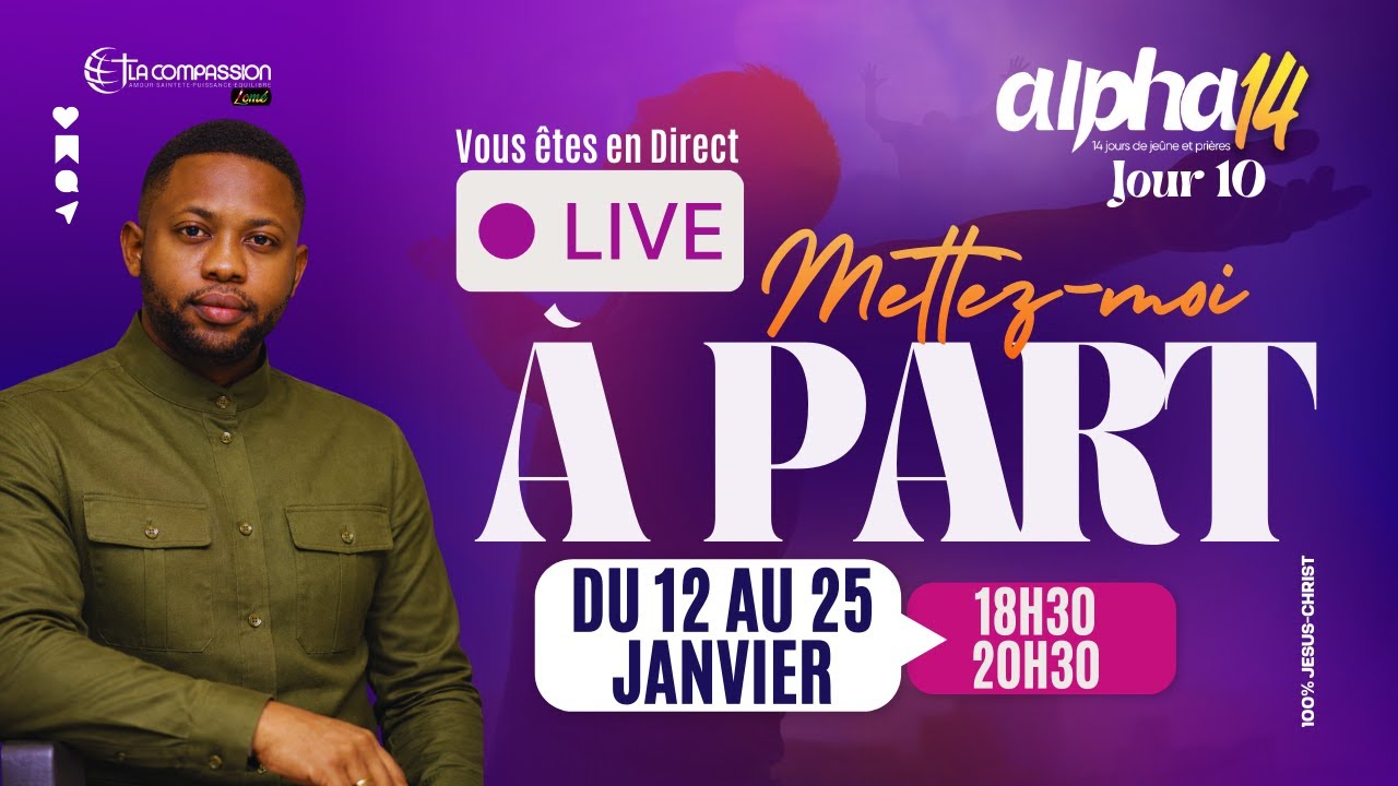 ALPHA 14 JOUR 10: 10 TYPES D'HOMMES NECESSAIRES DANS LA DESTINEE - PAST. ROCK DAKE