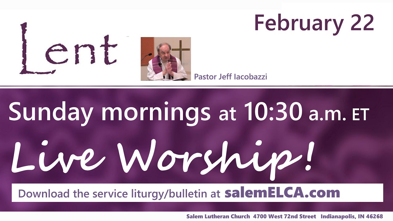 Remembering the Whole Story - February 22 with Pastor Jeff Iacobazzi