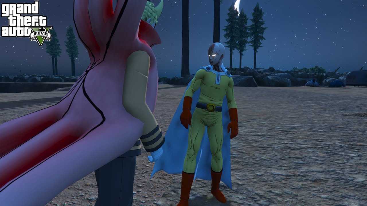 GTA 5 - SAITAMA VS NARUTO | EPIC BATTLE