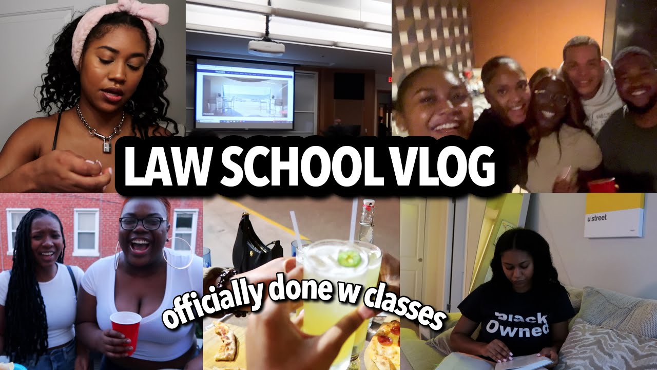 my last week of law school | vlog