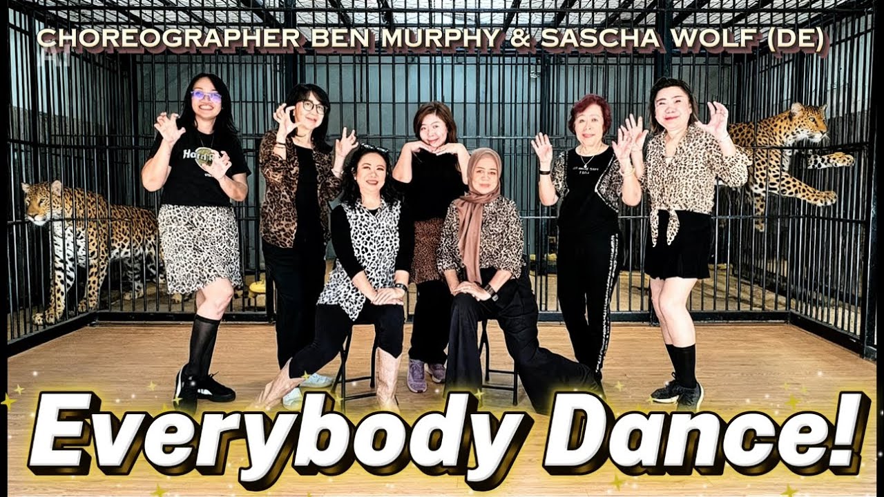 EVERYBODY DANCE! Linedance choreographer Ben Murphy & Sascha Wolf demo by Lovely Ladies LD