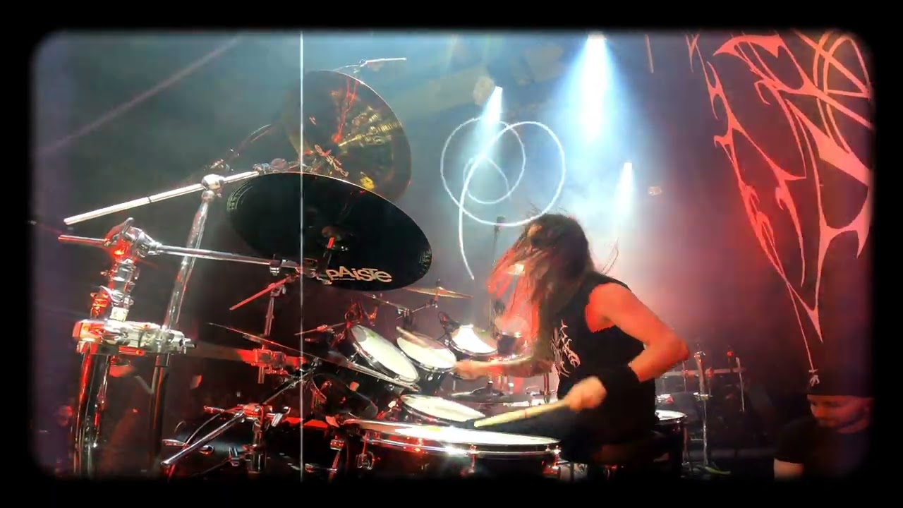 Nils 'Dominator' Fjellström - Drumcam live with Odium at Inferno Festival 2023