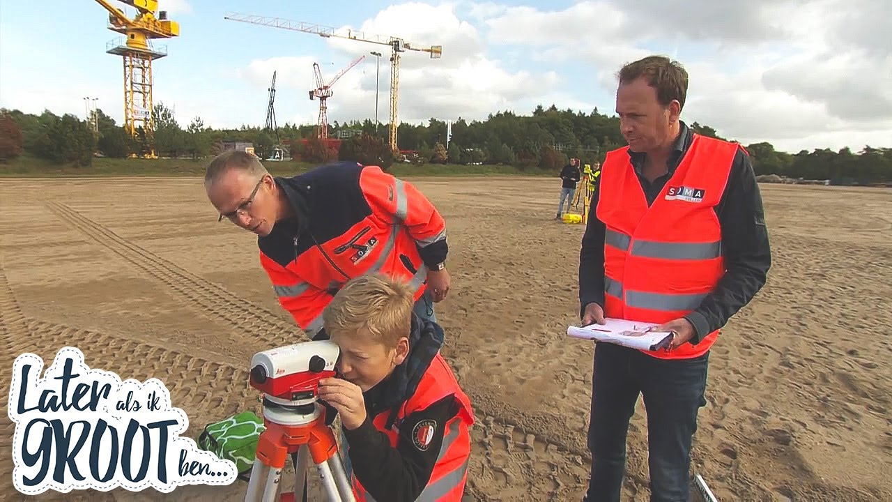 MET SETH BEN JE ALTIJD WEGWIJS. EEN DAG WERKEN ALS LANDMETER. | Later als ik groot ben (RTL4)