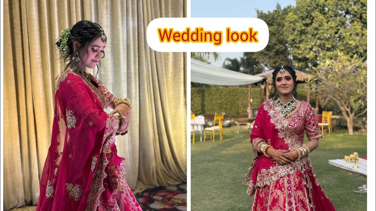 My Wedding look😅😅, Bhai ki barat ke liye hum ho gaye ready 
