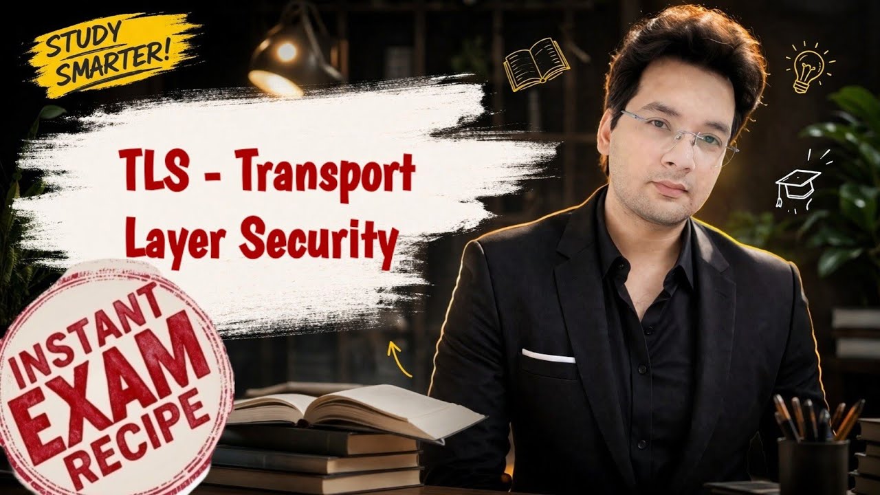 Transport Layer Security (TLS) in Hindi -TLS protocol,need and components-Computer Network Security