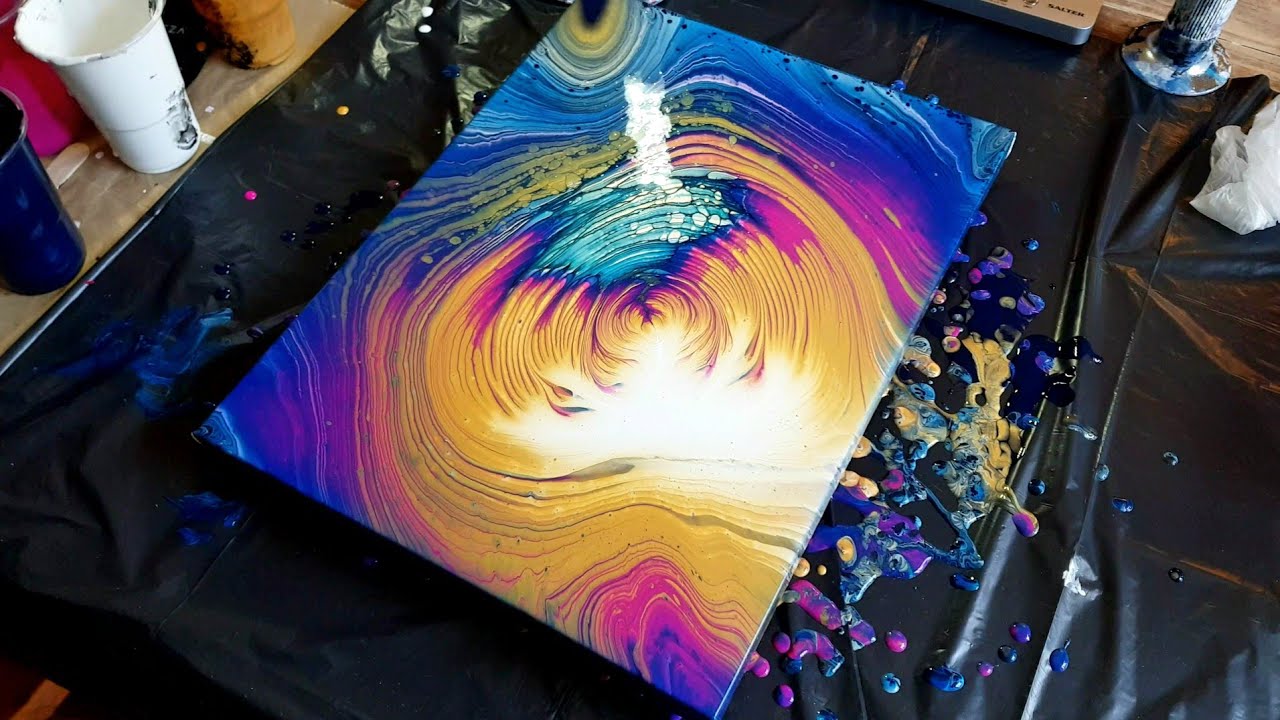 Ring Pour / Acrylic Pouring Techniques