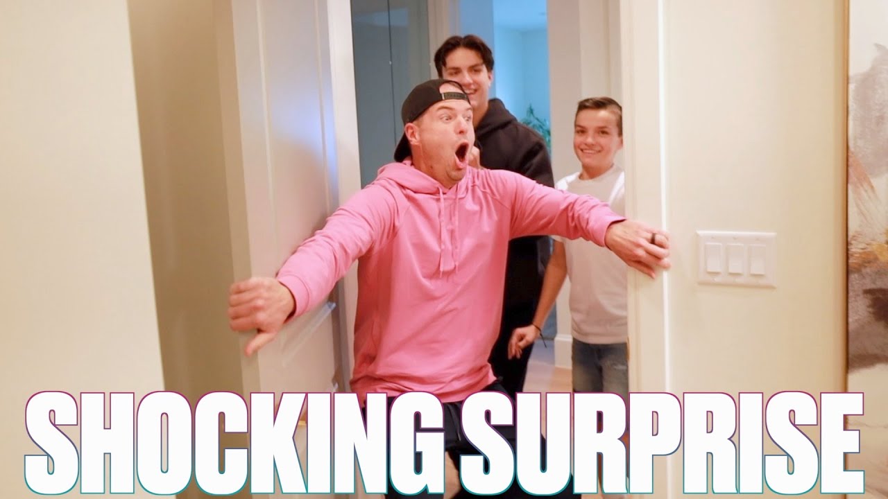 SURPRISE HOUSE GUEST BRINGS DAD TO HIS KNEES | SHOCKING SURPRISE WITH INSANE REACTION