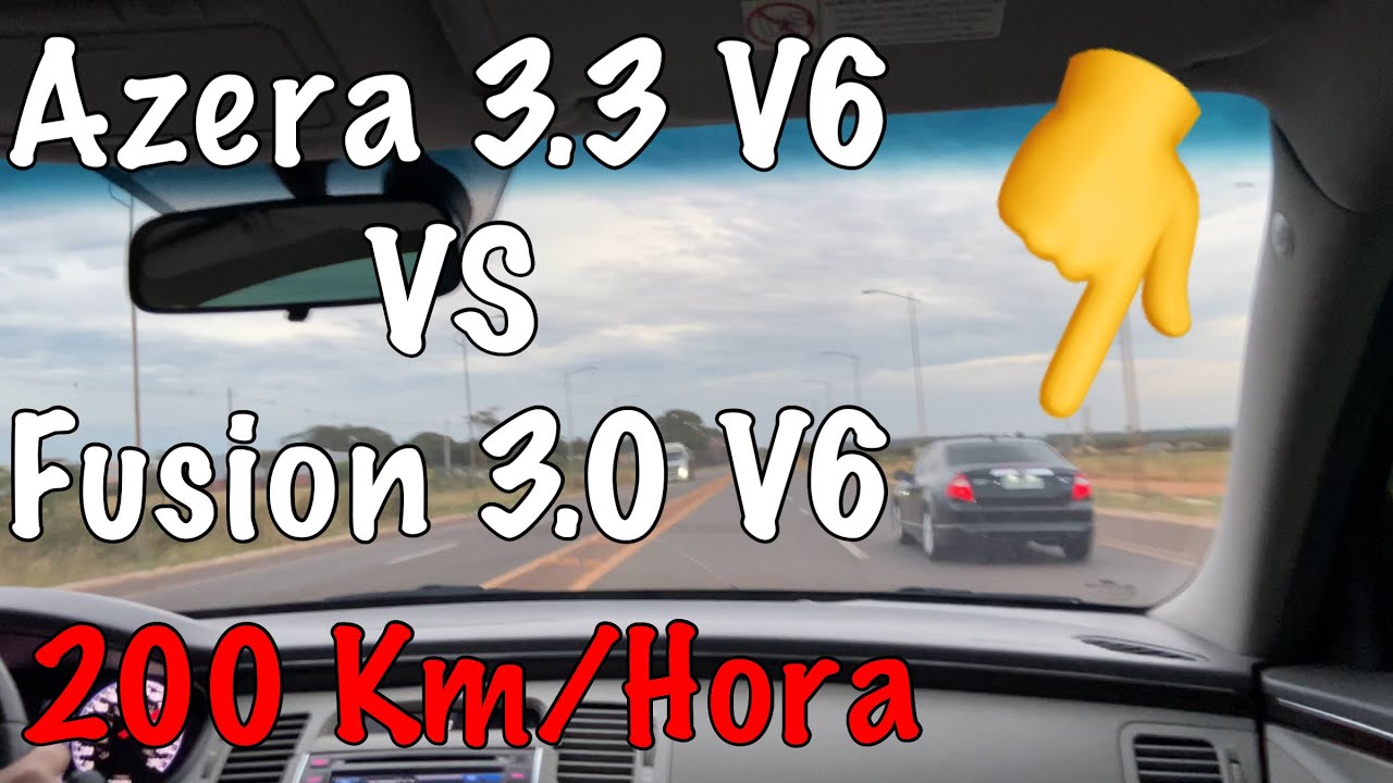 Fusion V6 pisou fundo contra nosso Azera V6. Benga é Benga