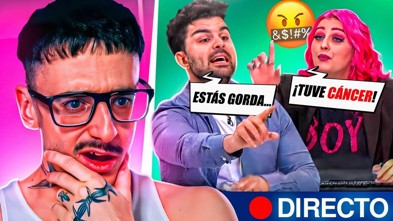 mujer gorda llama gordófobo a hombre delgado